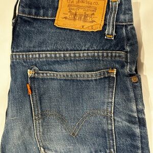 COPY - Levi’s Vintage wide flair jeans. So vintage the inside label is washed …
